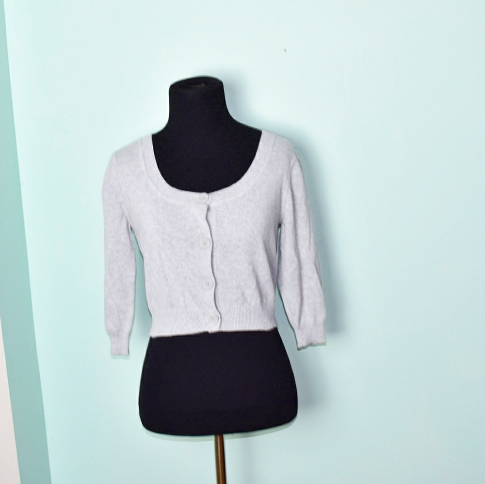 Super Cute Light Grey Cardigan